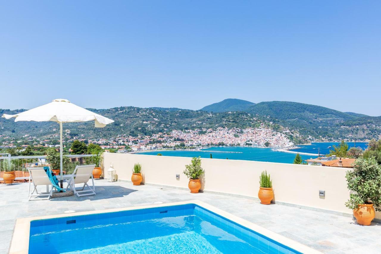 Villa Anastasia Skopelos stad Exteriör bild