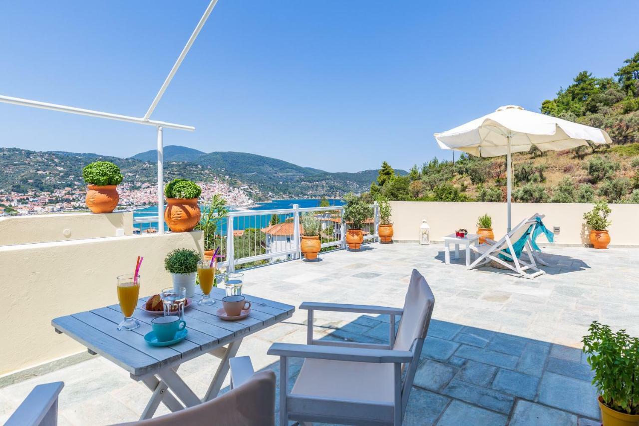 Villa Anastasia Skopelos stad Exteriör bild