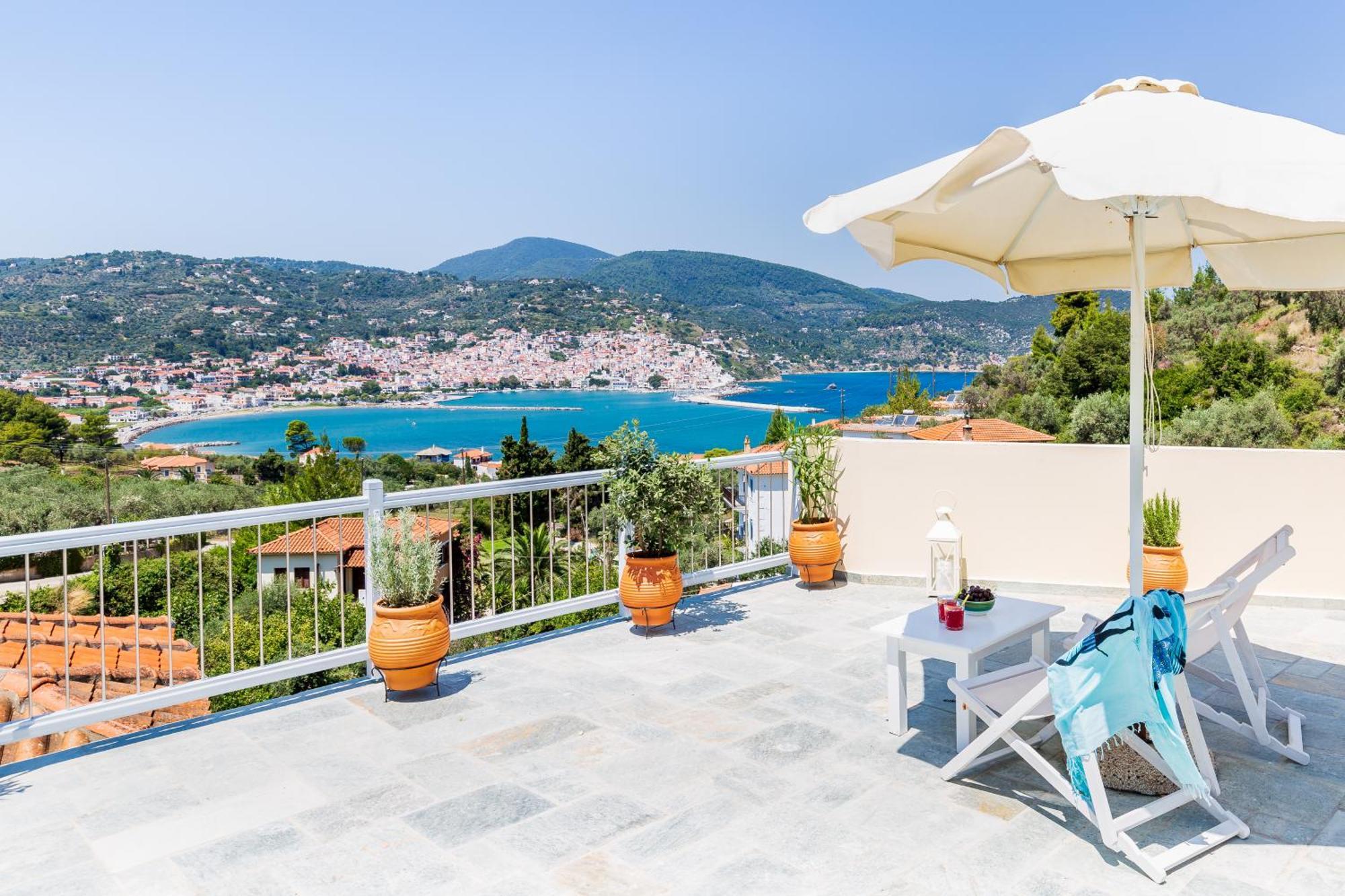 Villa Anastasia Skopelos stad Exteriör bild