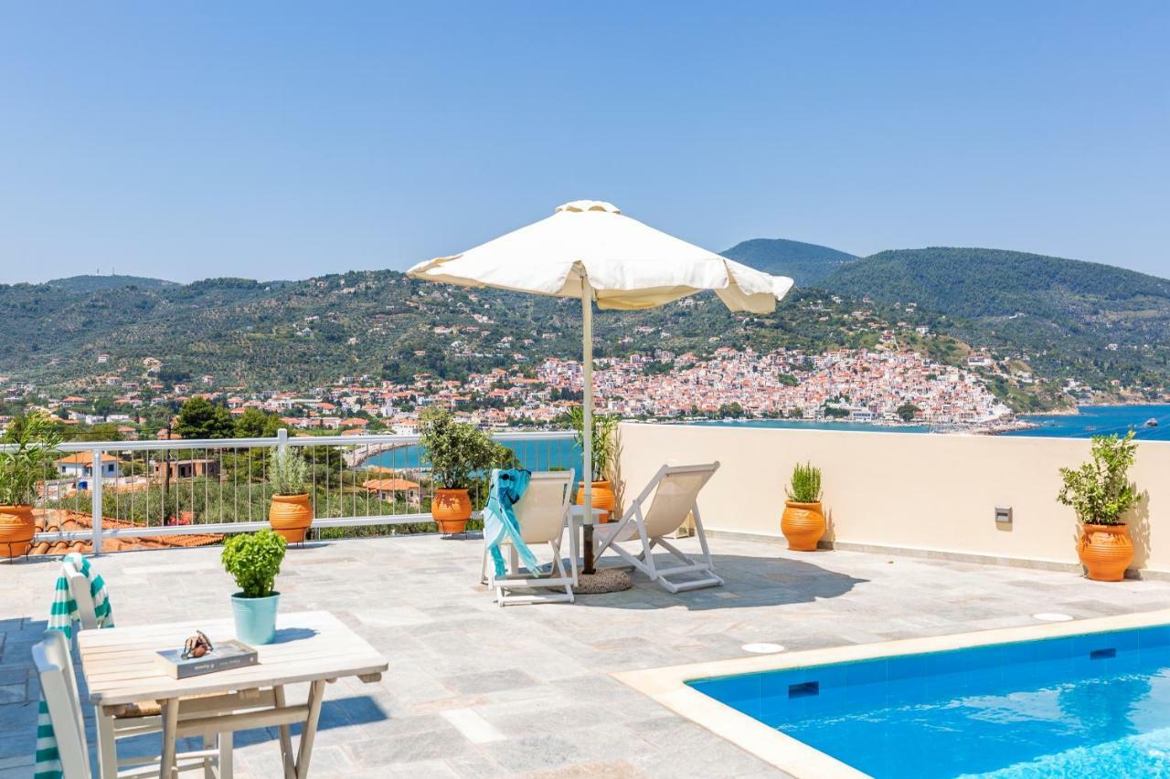 Villa Anastasia Skopelos stad Exteriör bild